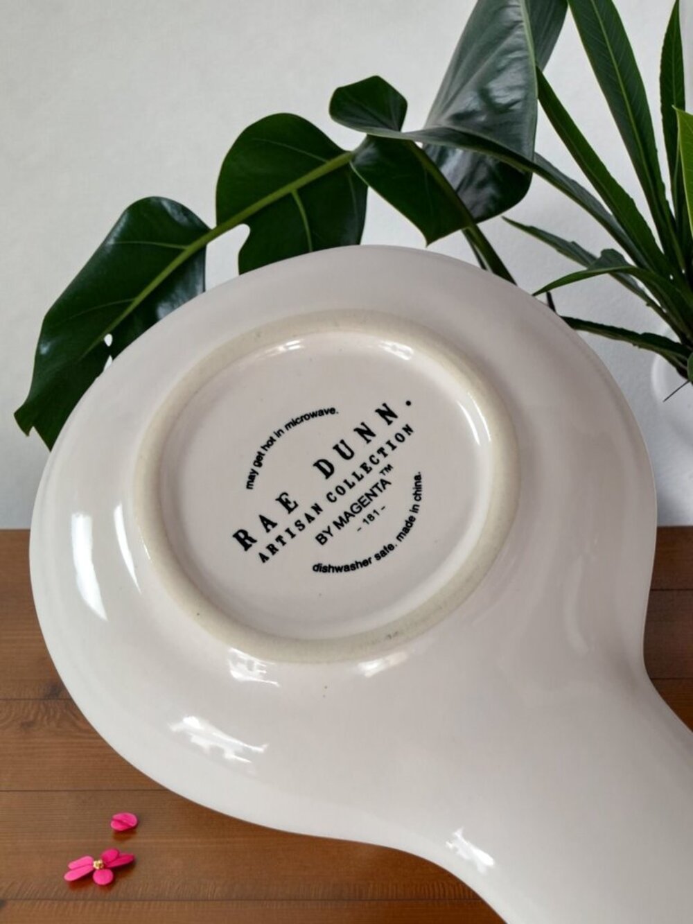 Rae Dunn SPOON rest kitchen floral border - Picture 4 of 11